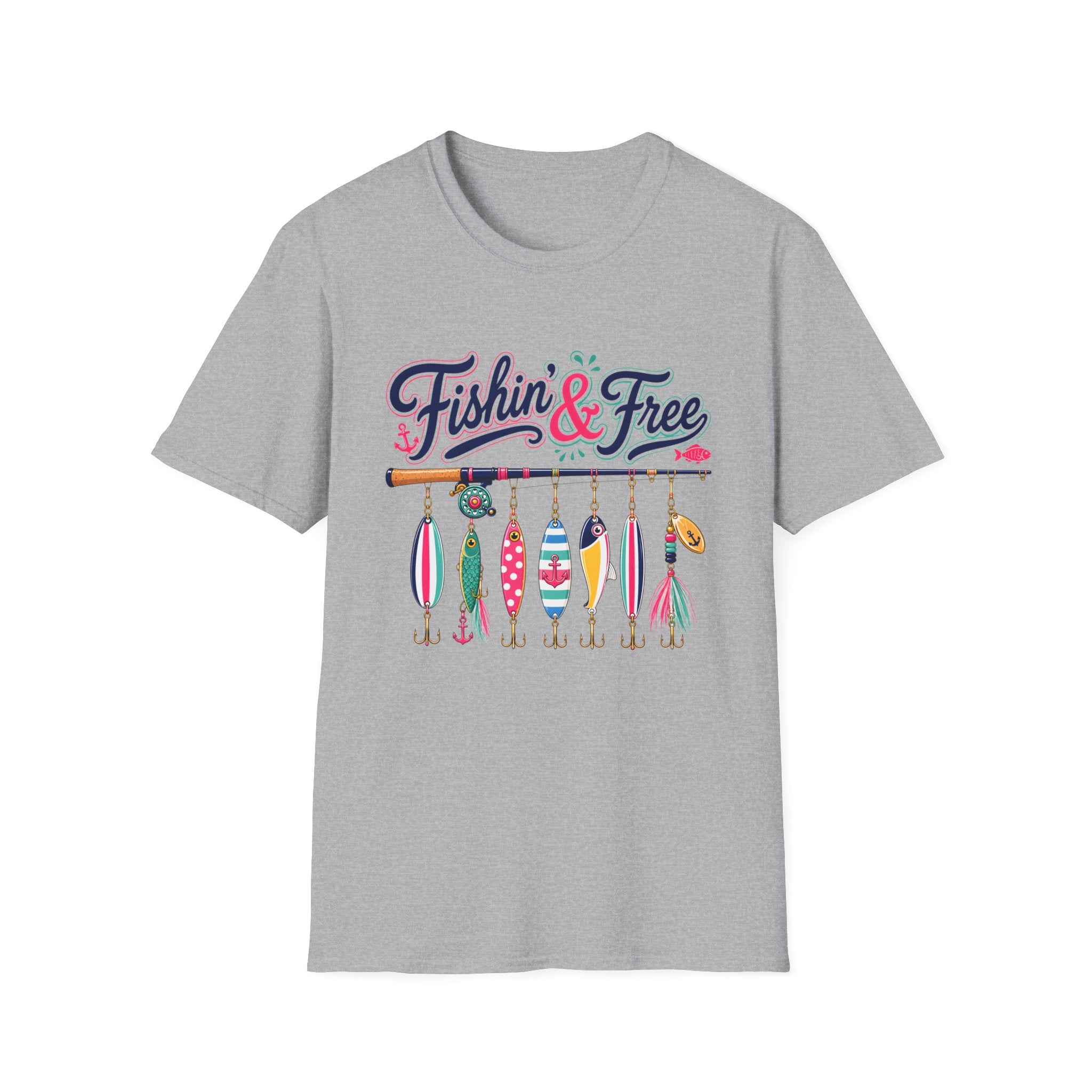 Fishin' & Free T‑Shirt