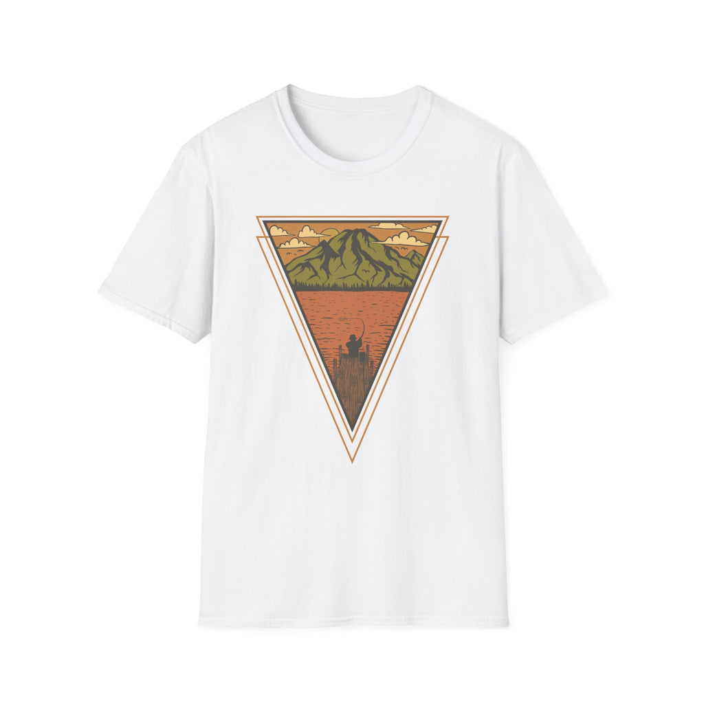 Mountain Lake Vintage Triangle T‑Shirt