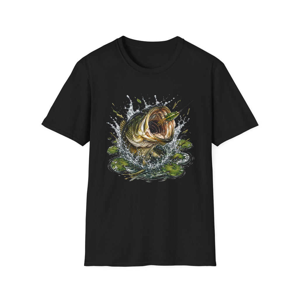 Big Mouth Largemouth Bass Fishing T‑Shirt