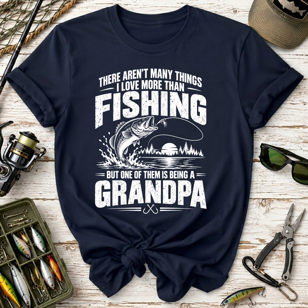 Fishing Grandpa T‑Shirt
