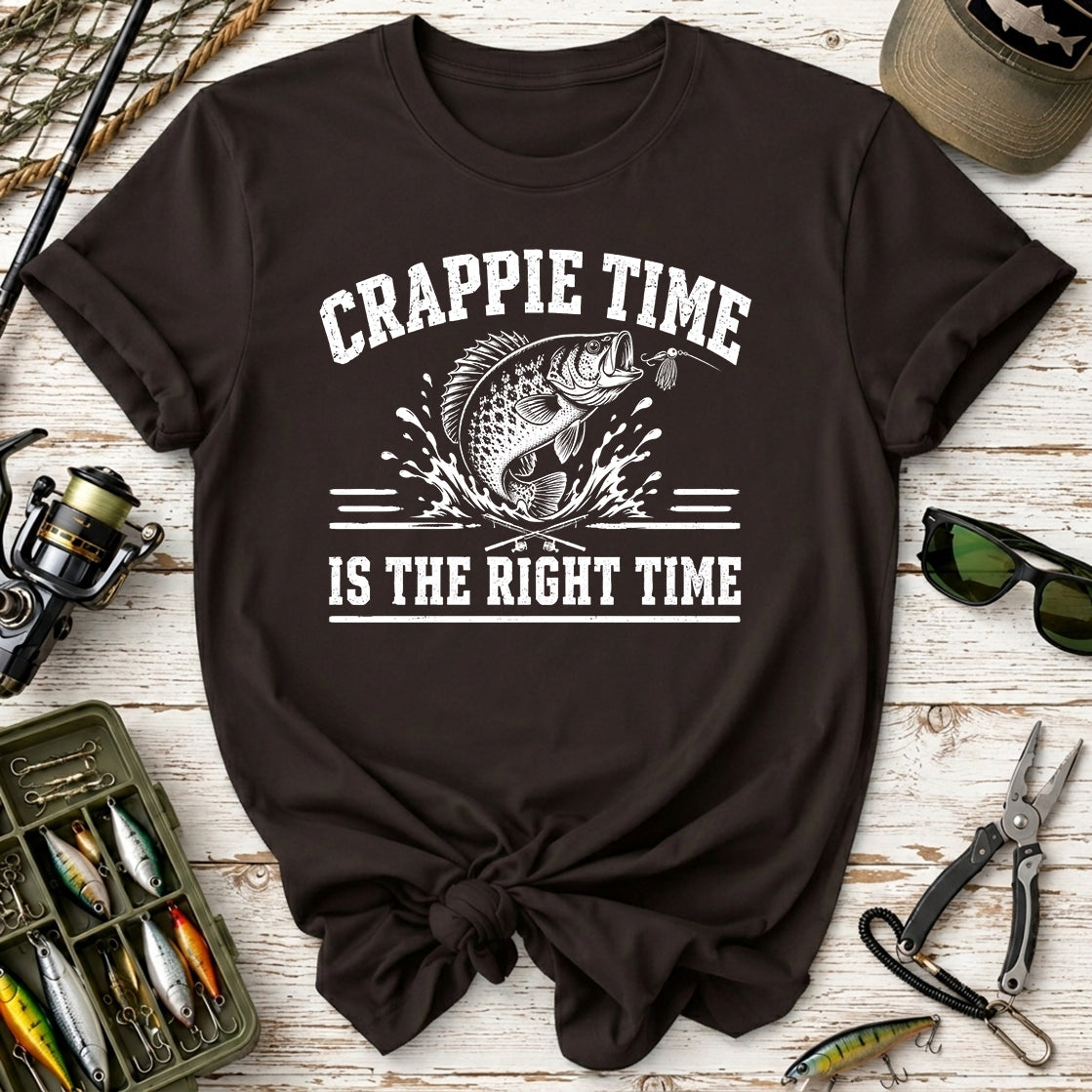 Crappie Time Fishing T-Shirt