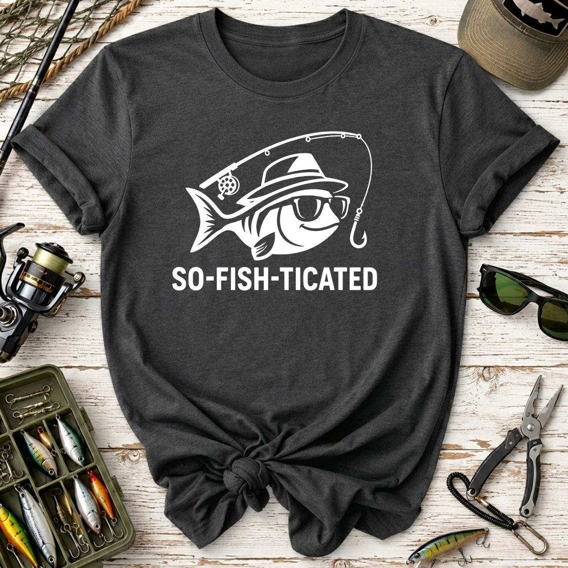 So-Fish-Ticated Fishing T-Shirt
