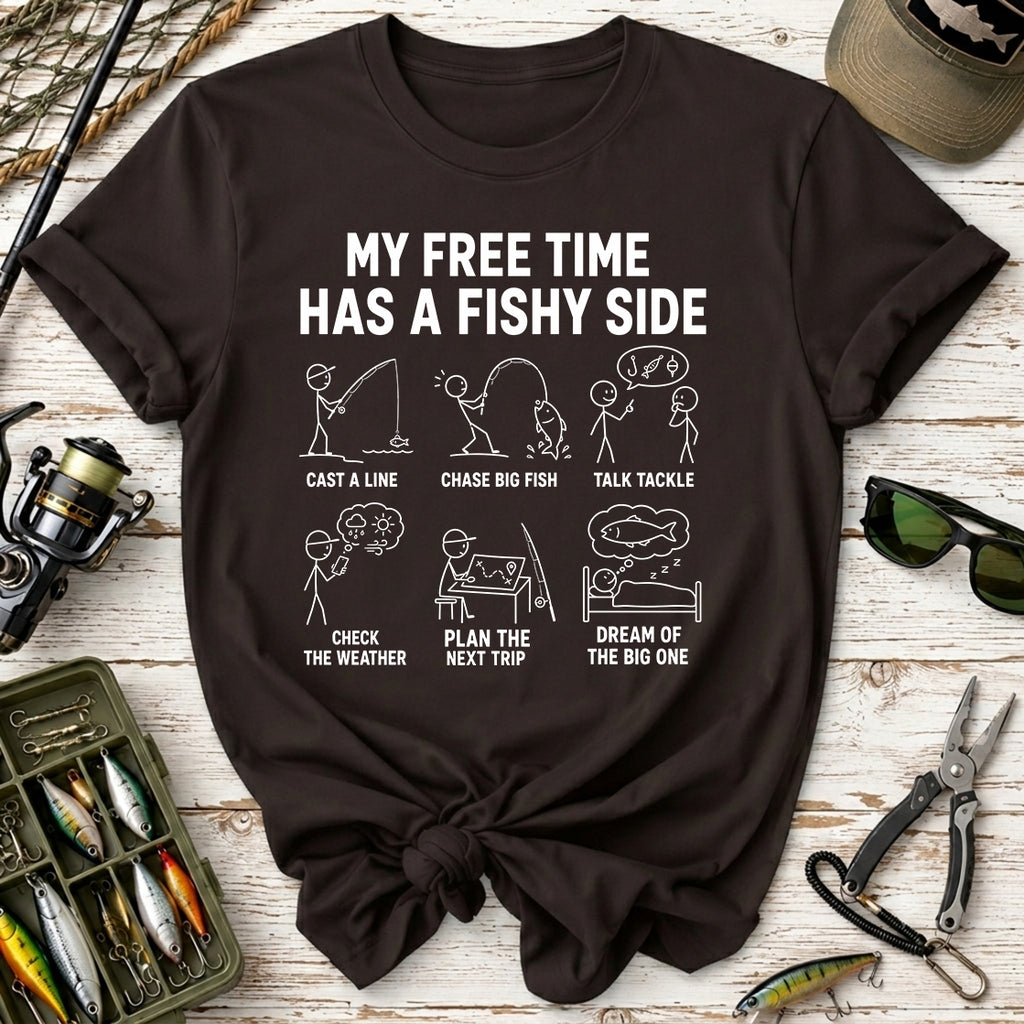 My Free Time Has a Fishy Side T-Shirt