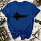 Fishing Kayak Silhouette T-Shirt