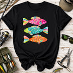 Colorful Polka Dot Fish T-Shirt