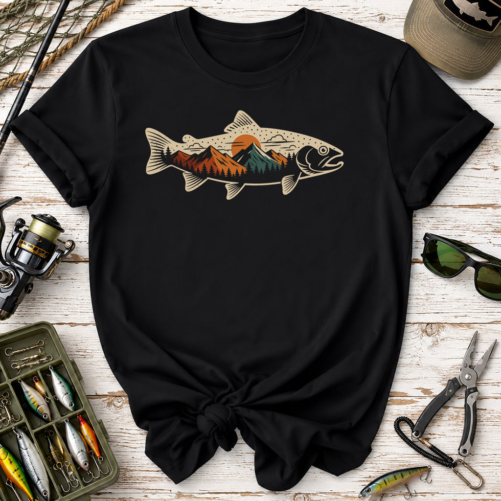 Trout Mountain Landscape T-Shirt