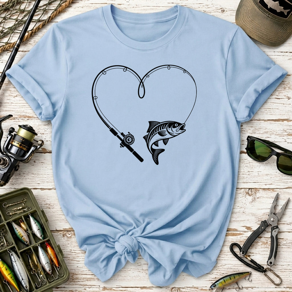 Fishing Heart T-Shirt