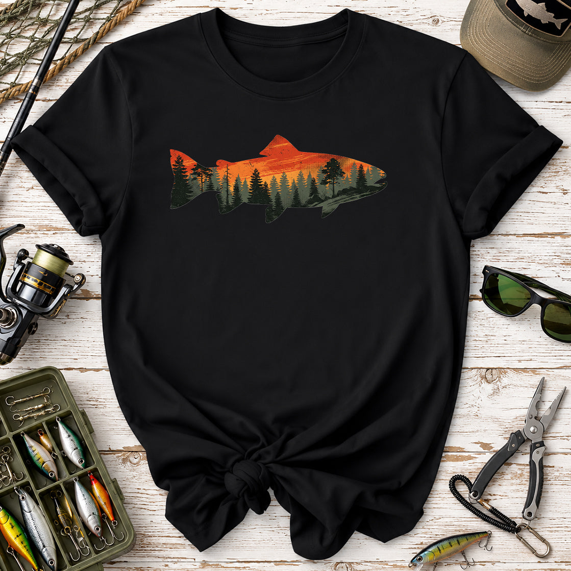 Fish Sunset Nature T-Shirt