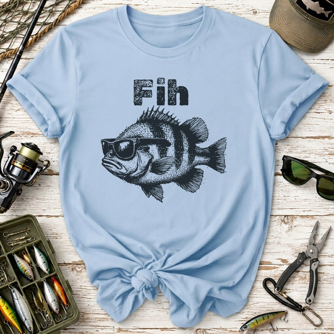 Retro ‘Fih’ Sunglasses Fish T-Shirt