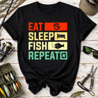 Eat Sleep Fish Repeat T-Shirt