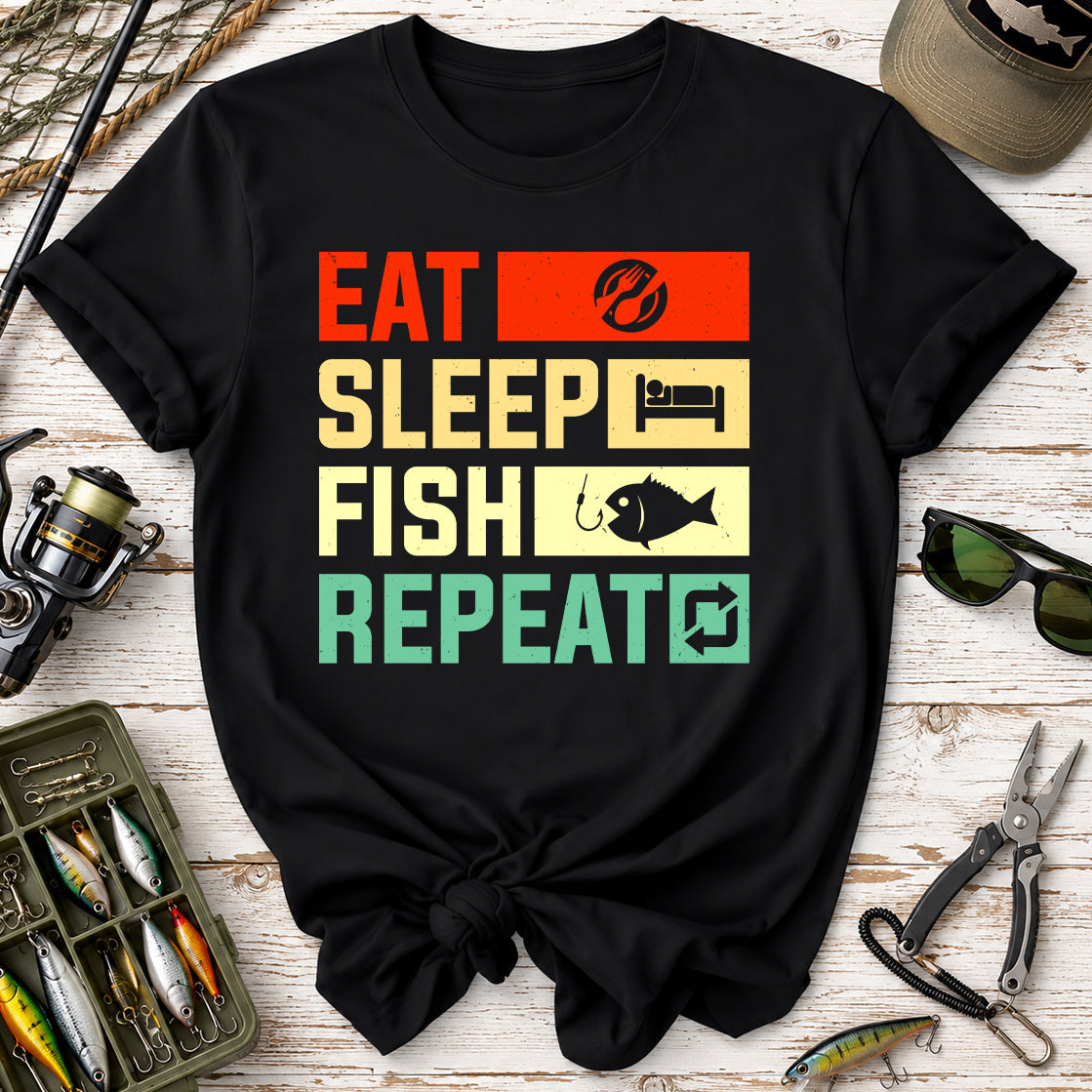 Eat Sleep Fish Repeat T-Shirt