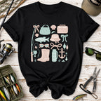 Fishing Accessories Graphic T-Shirt