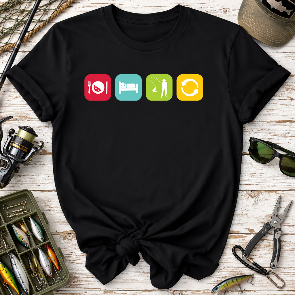 Eat Sleep Golf Repeat T-Shirt