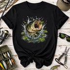 Big Mouth Largemouth Bass Fishing T‑Shirt