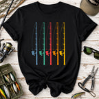 Retro Fishing Rods T‑Shirt