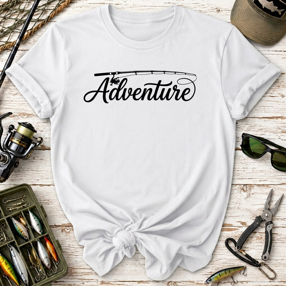 Adventure Fishing Rod T-Shirt