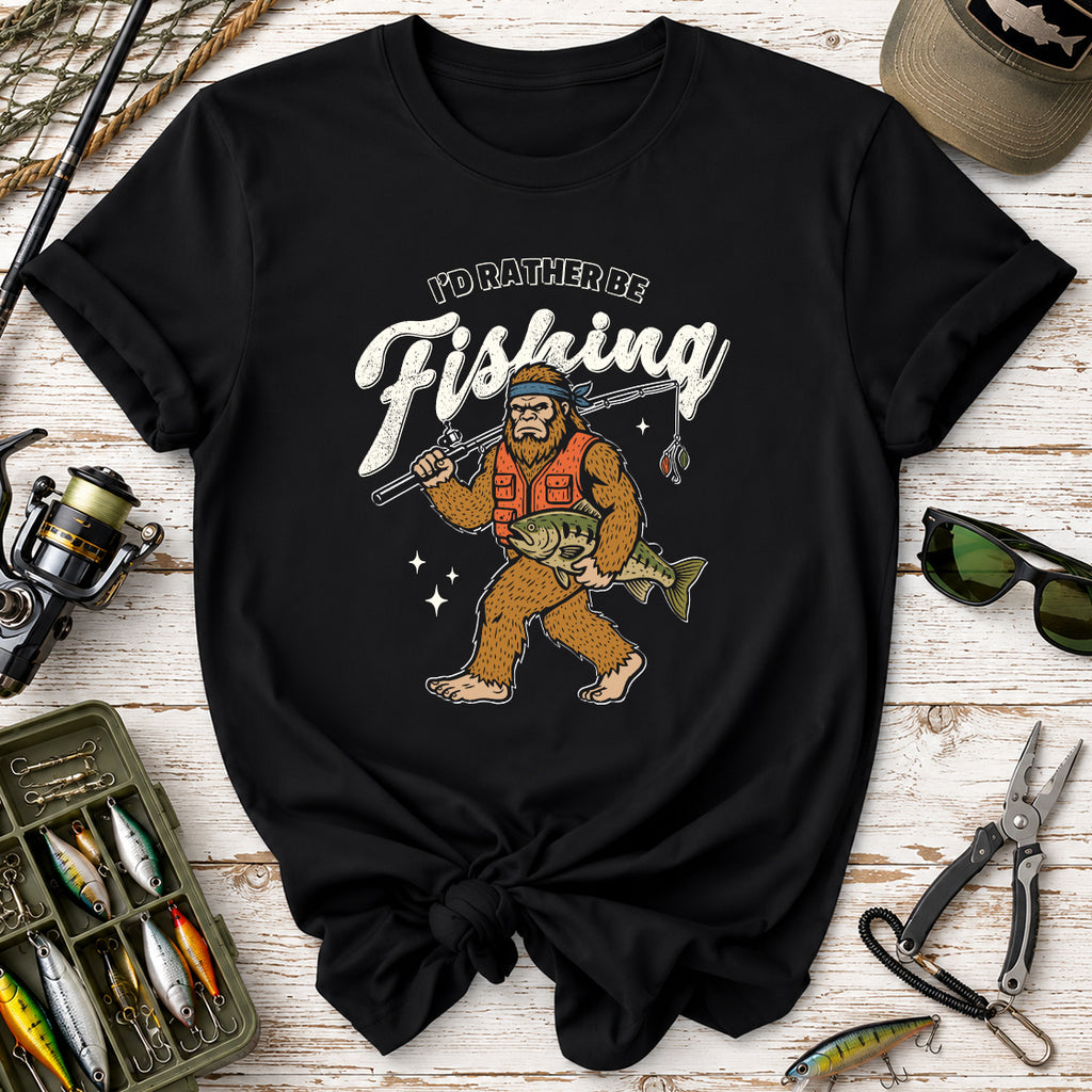 I'd Rather Be Fishing T-Shirt