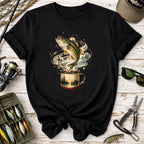 Bass Fishing Graphic Fish Mug T-shirt