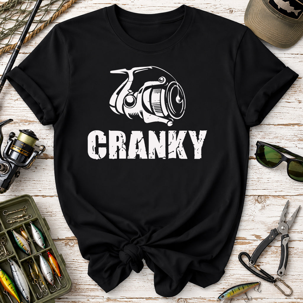 Cranky Fishing Reel T-Shirt