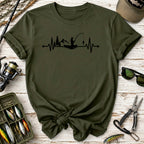 Fishing Heartbeat T-Shirt