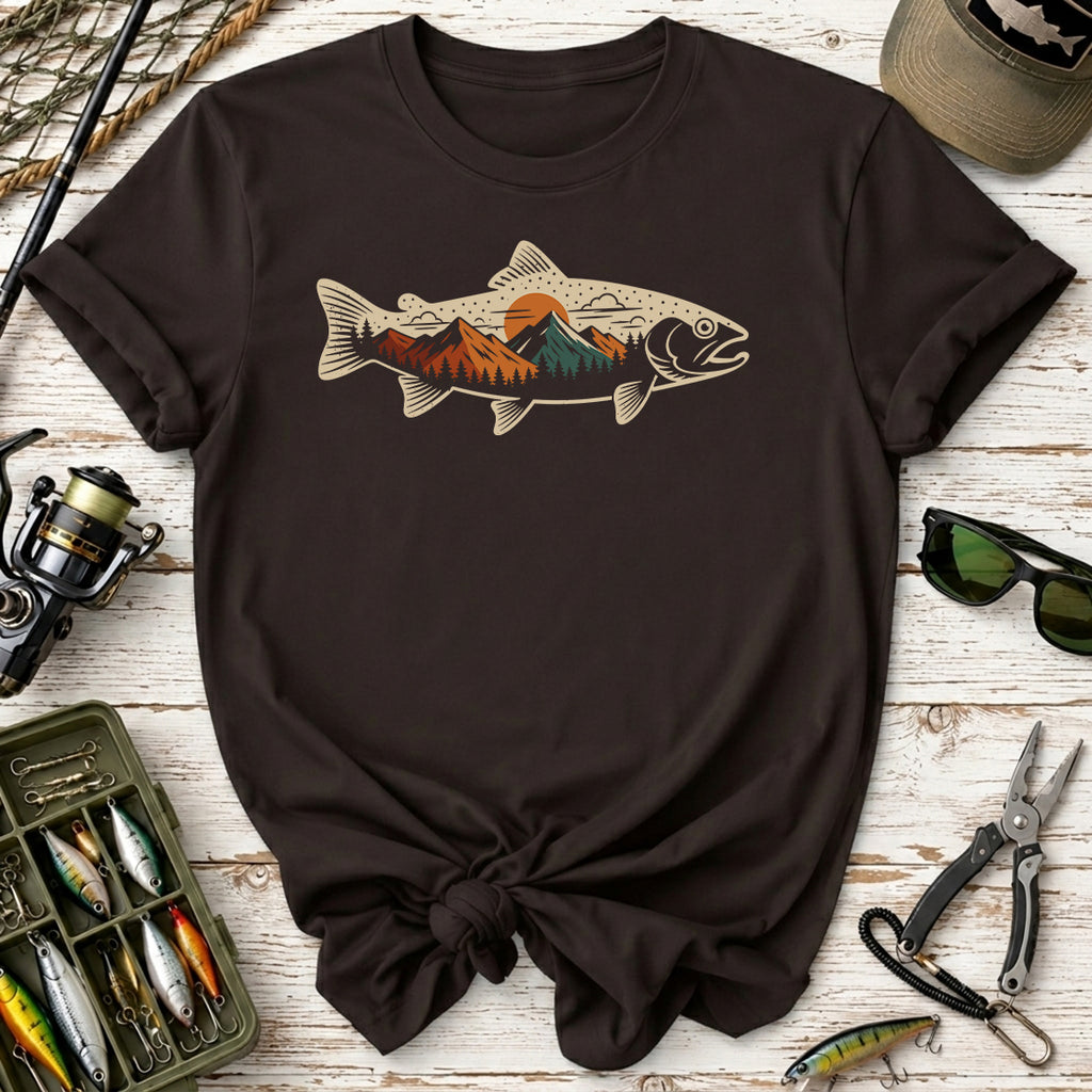Trout Mountain Landscape T-Shirt