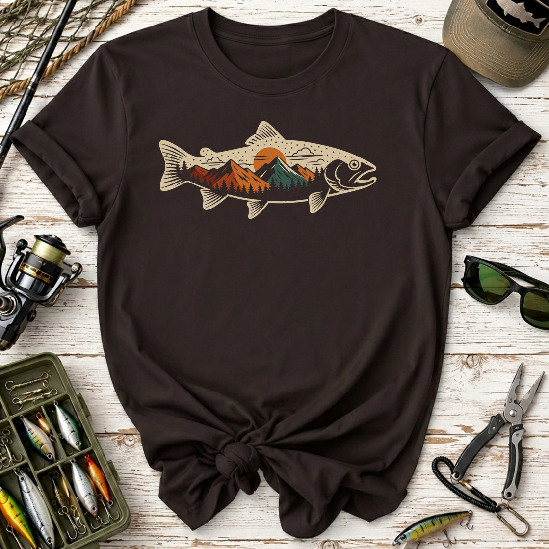 Trout Mountain Landscape T-Shirt