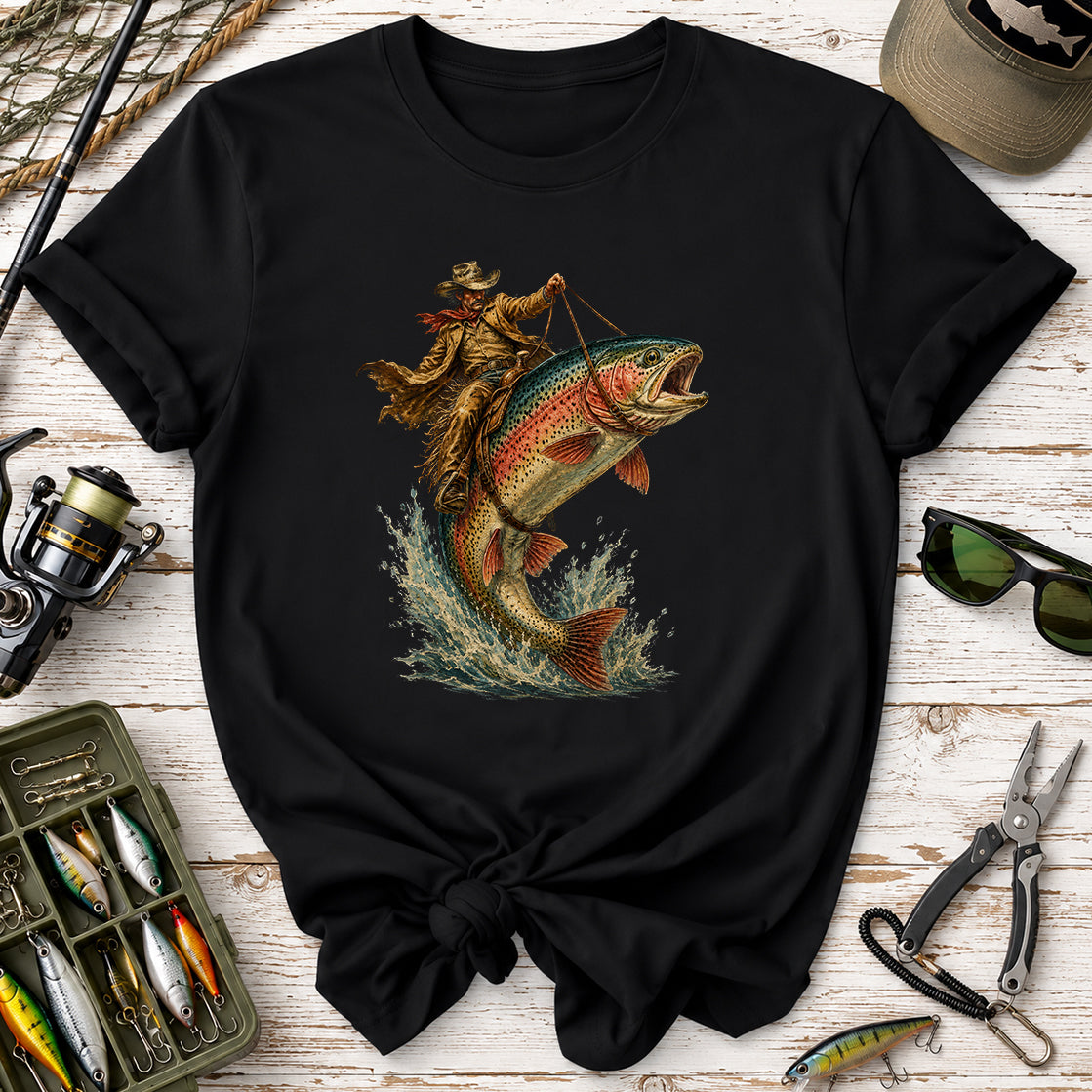 Cowboy Fishing Rodeo T-Shirt