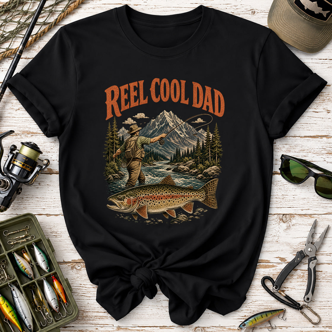 Reel Cool Dad Fishing  T-Shirt
