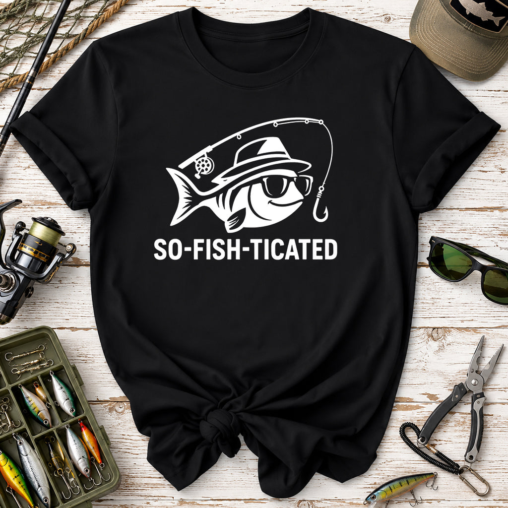So-Fish-Ticated Fishing T-Shirt