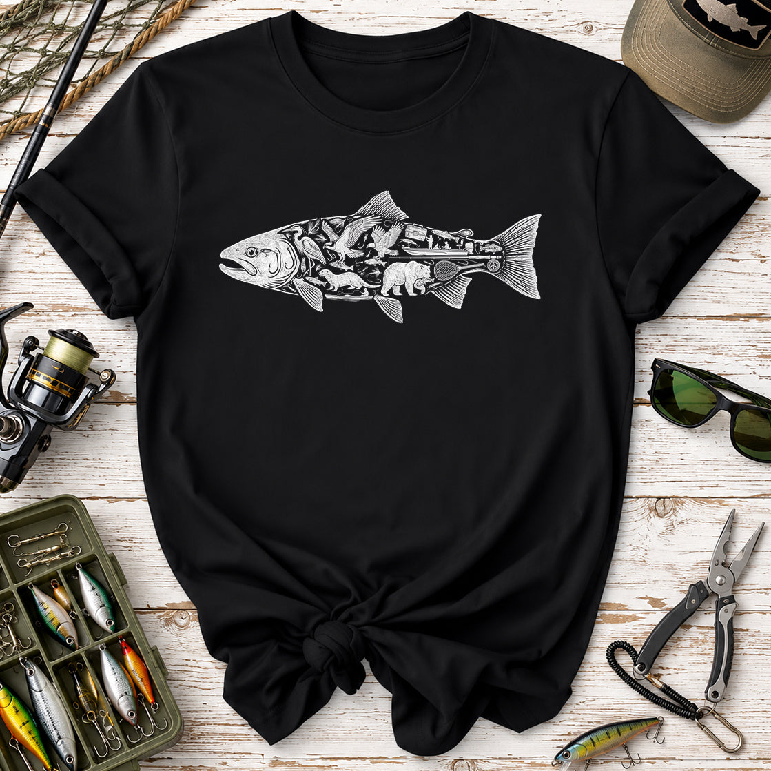 Wildlife Fishing T-Shirt