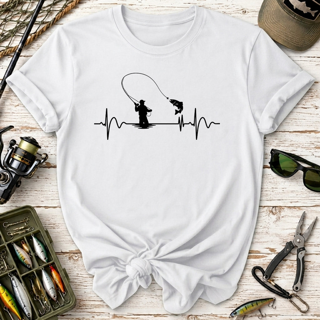 Fly Fishing Heartbeat T-Shirt