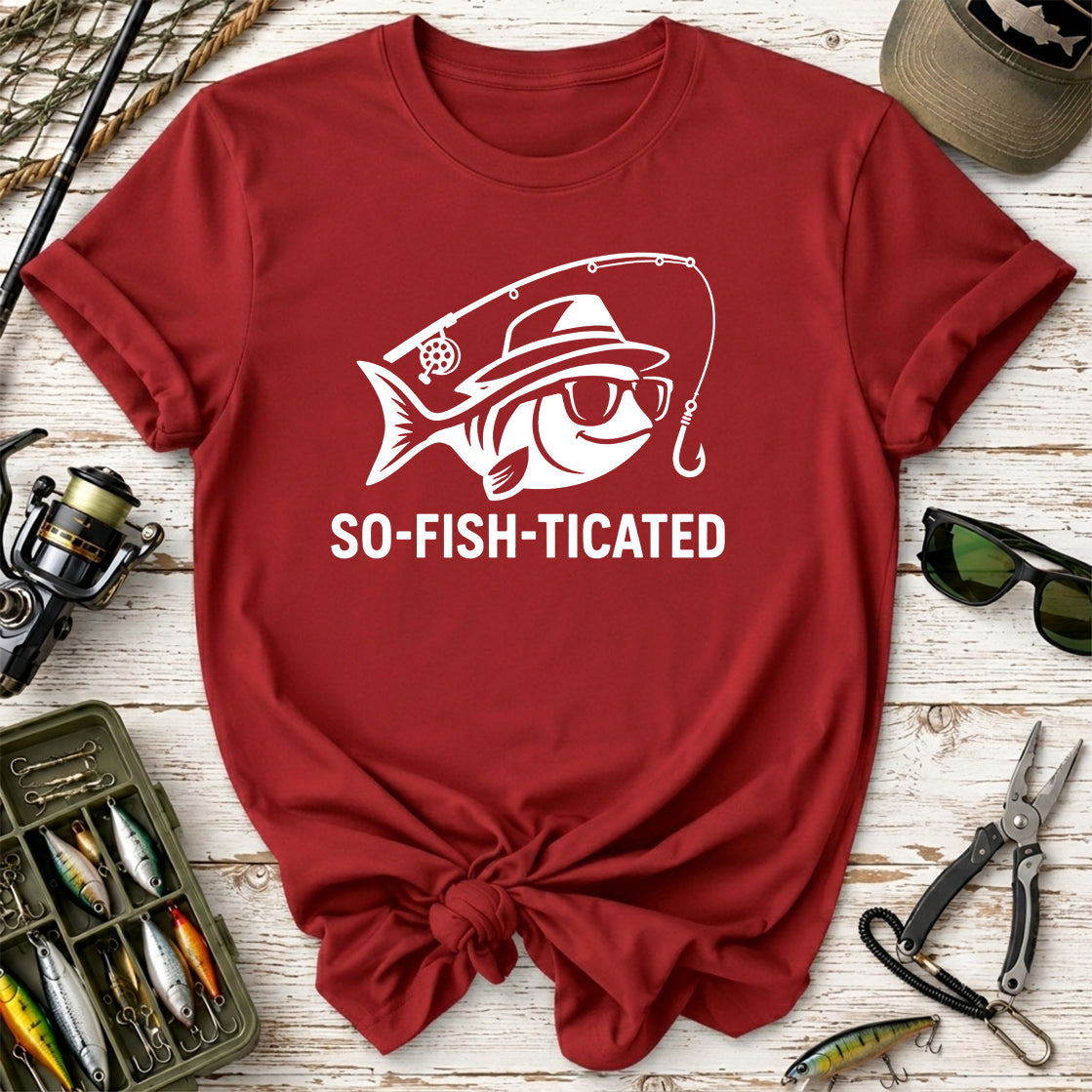 So-Fish-Ticated Fishing T-Shirt