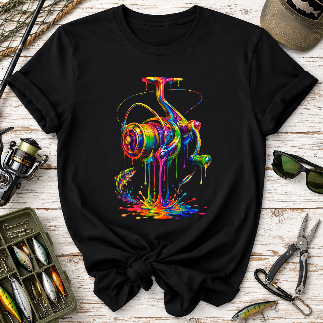 Colorful Fishing Reel T-Shirt