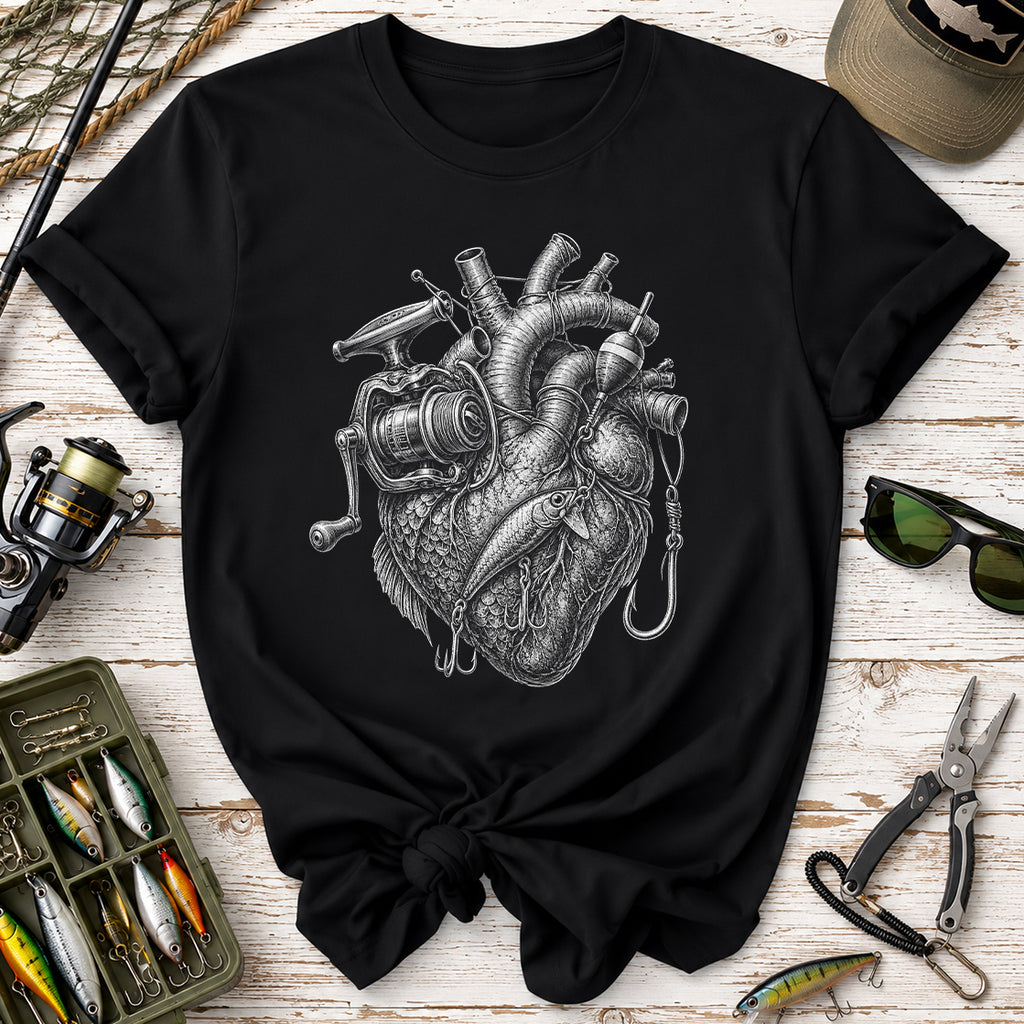 Fishing Heart T-Shirt