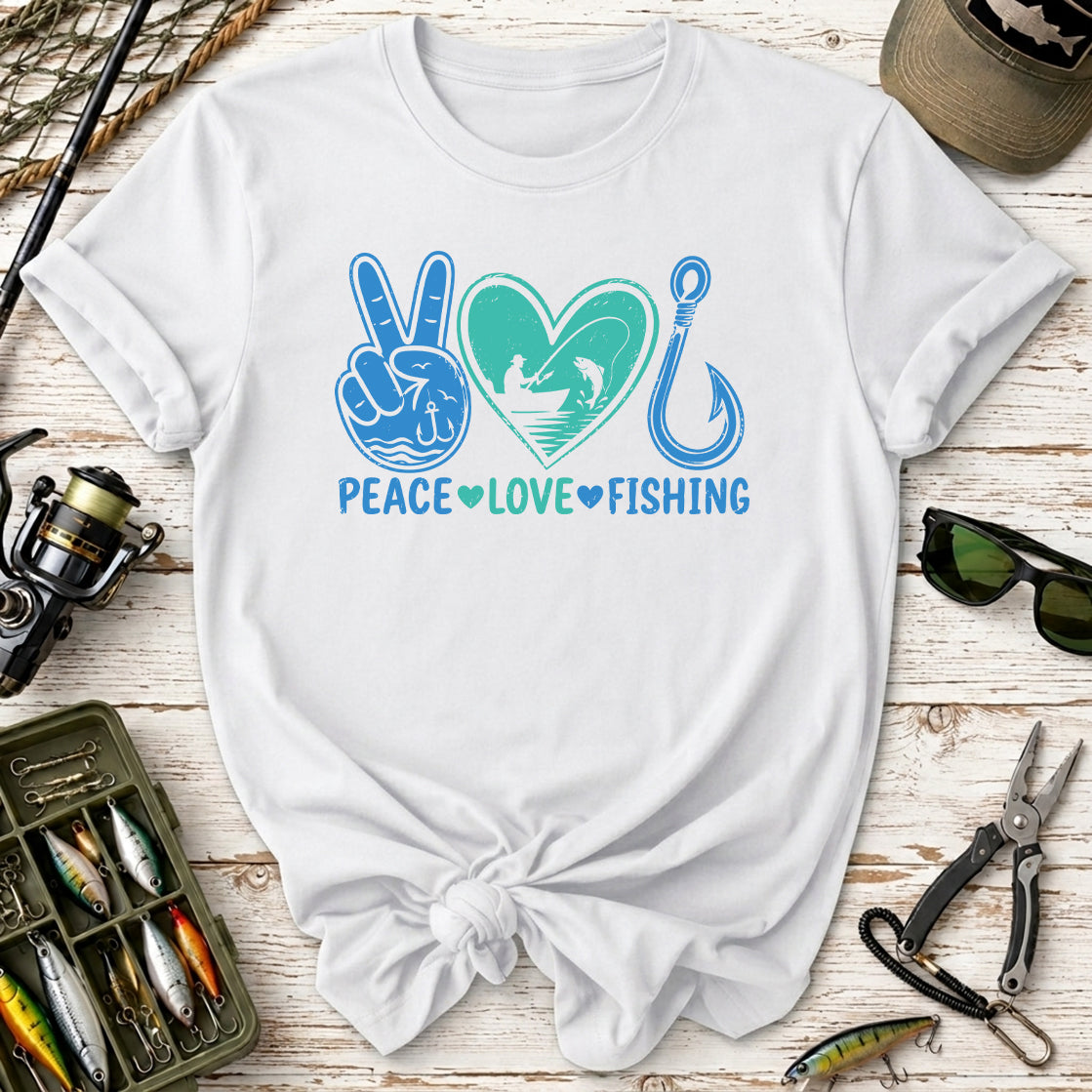 Peace Love Fishing T-Shirt