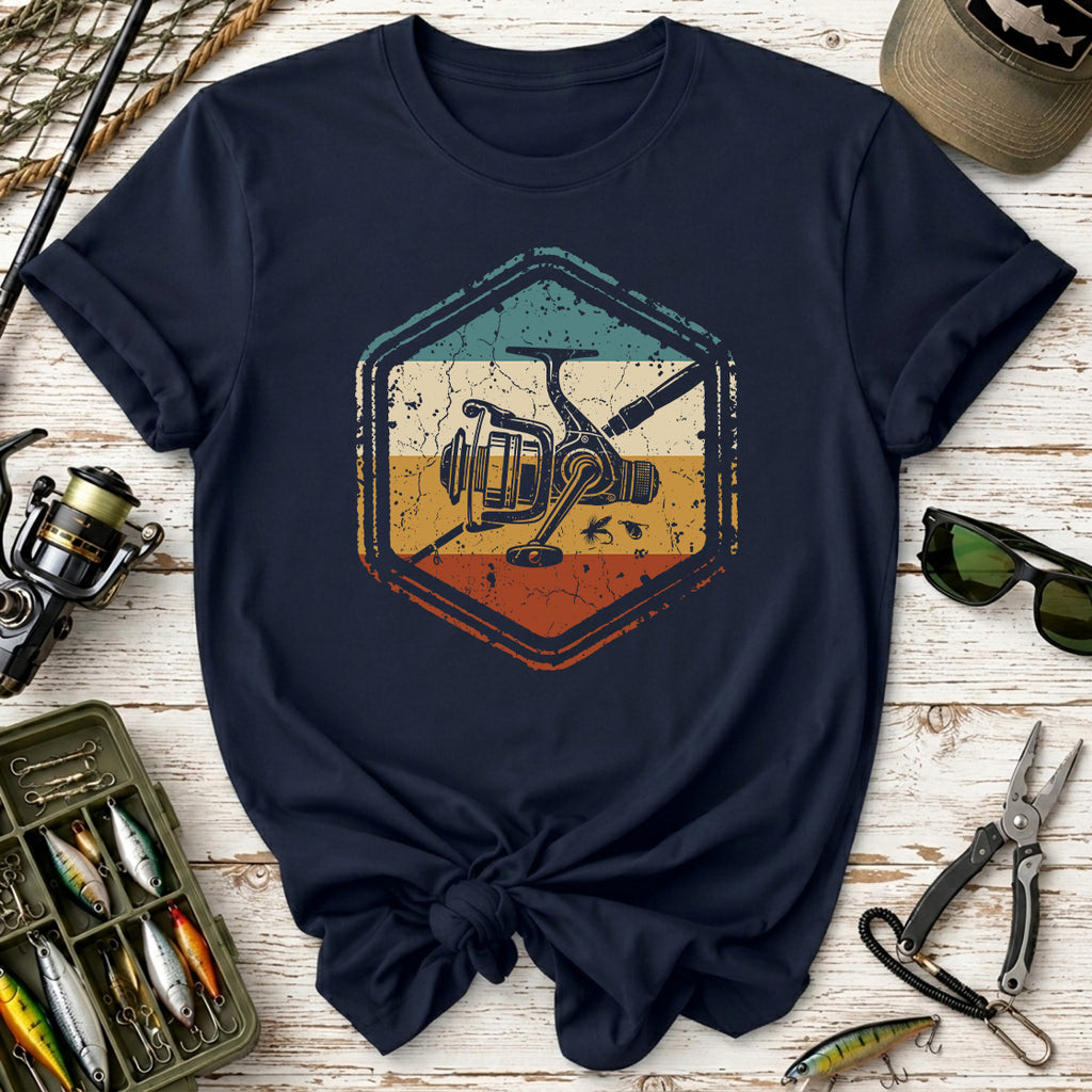Vintage Fishing Reel T‑Shirt