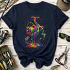 Colorful Fishing Reel T-Shirt