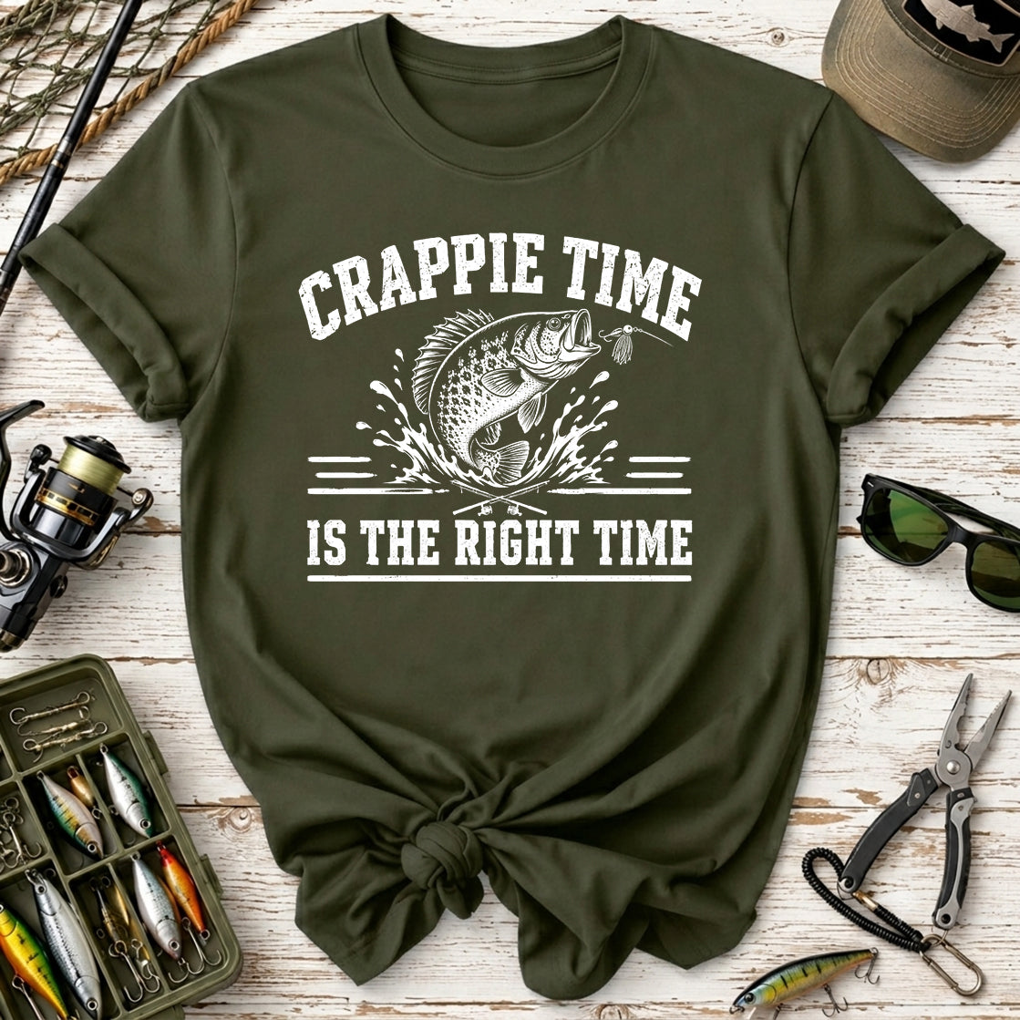 Crappie Time Fishing T-Shirt