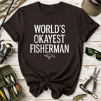 World's Okayest Fisherman T-Shirt