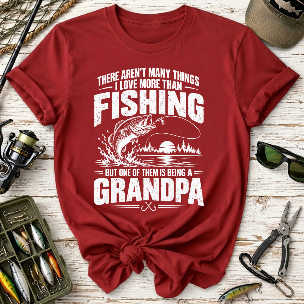 Fishing Grandpa T‑Shirt
