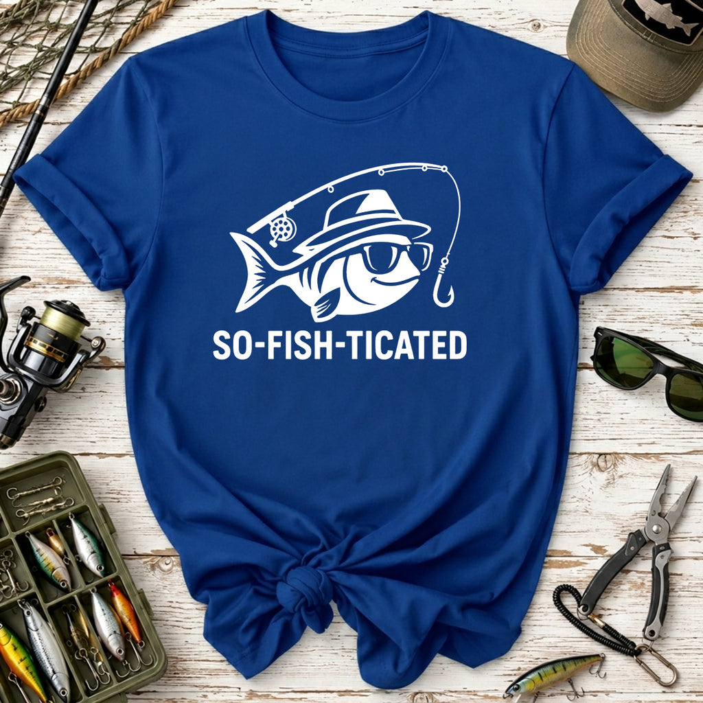 So-Fish-Ticated Fishing T-Shirt