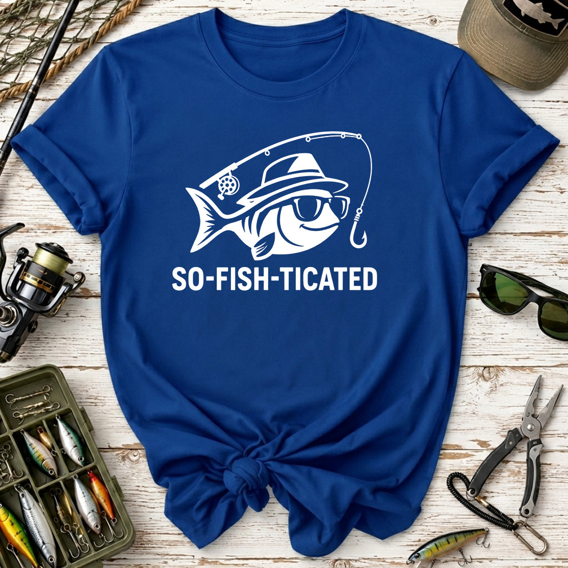 So-Fish-Ticated Fishing T-Shirt