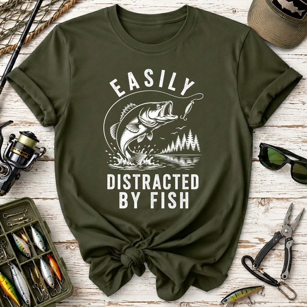Easily Distracted By Fish T-Shirt