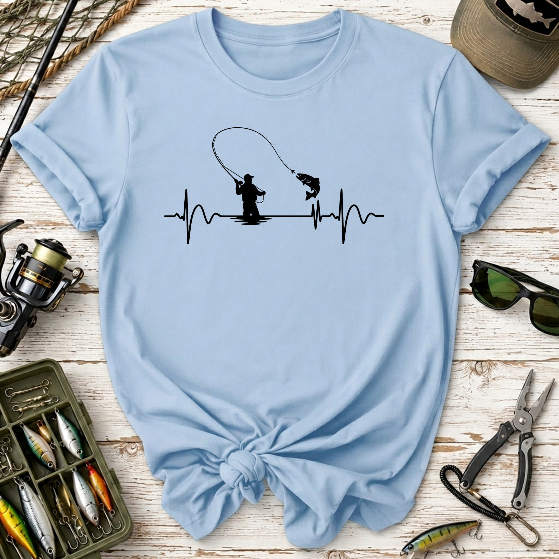 Fly Fishing Heartbeat T-Shirt