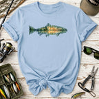 Lake Sunset Fish  T-Shirt