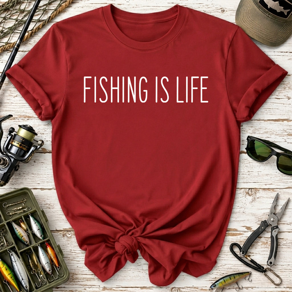 Fishing Is Life T‑Shirt