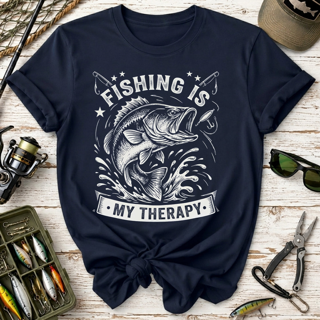 Fishing Is My Therapy T-Shirt