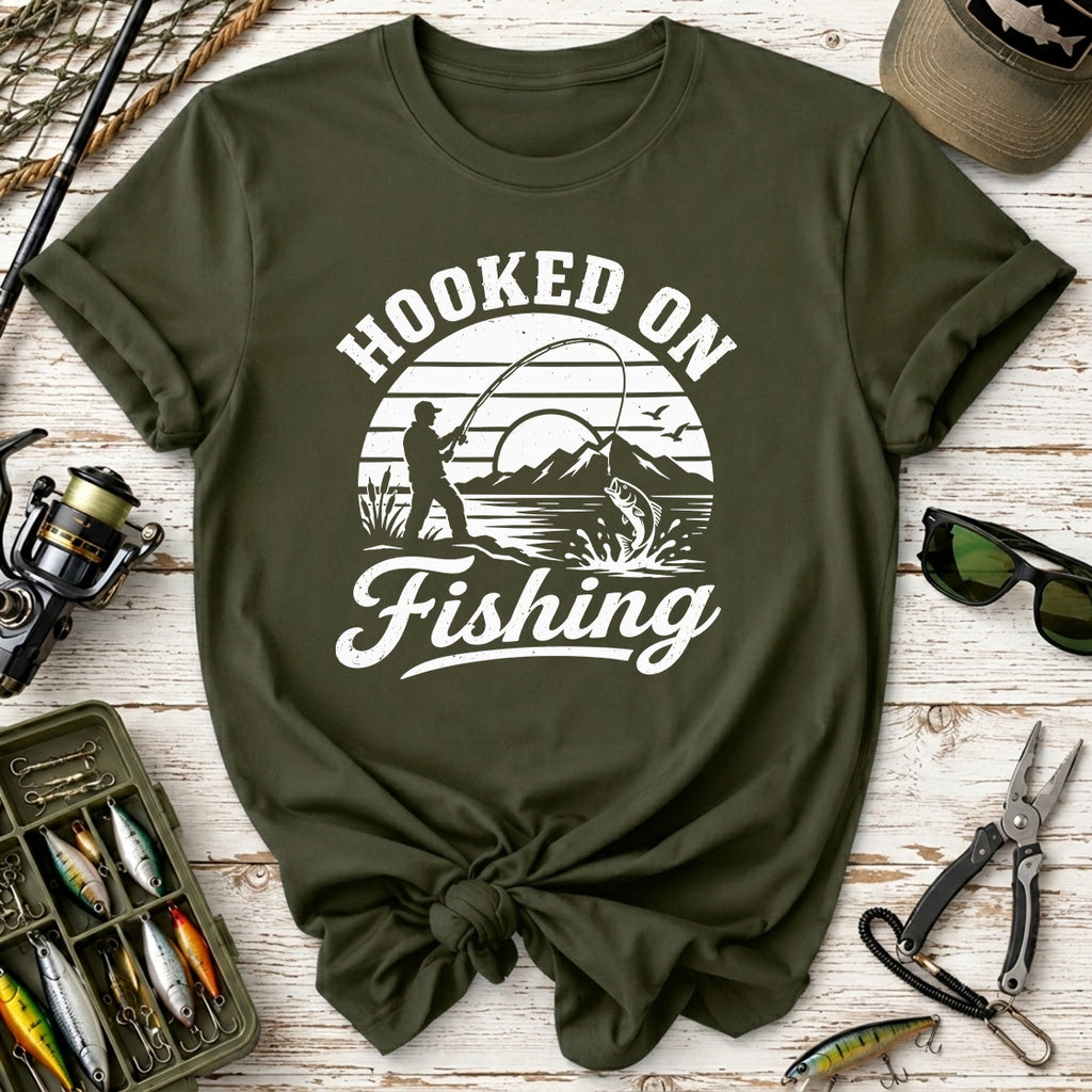 Hooked On Fishing T-Shirt