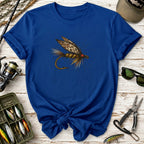 Vintage Feather Fly Fishing T-Shirt