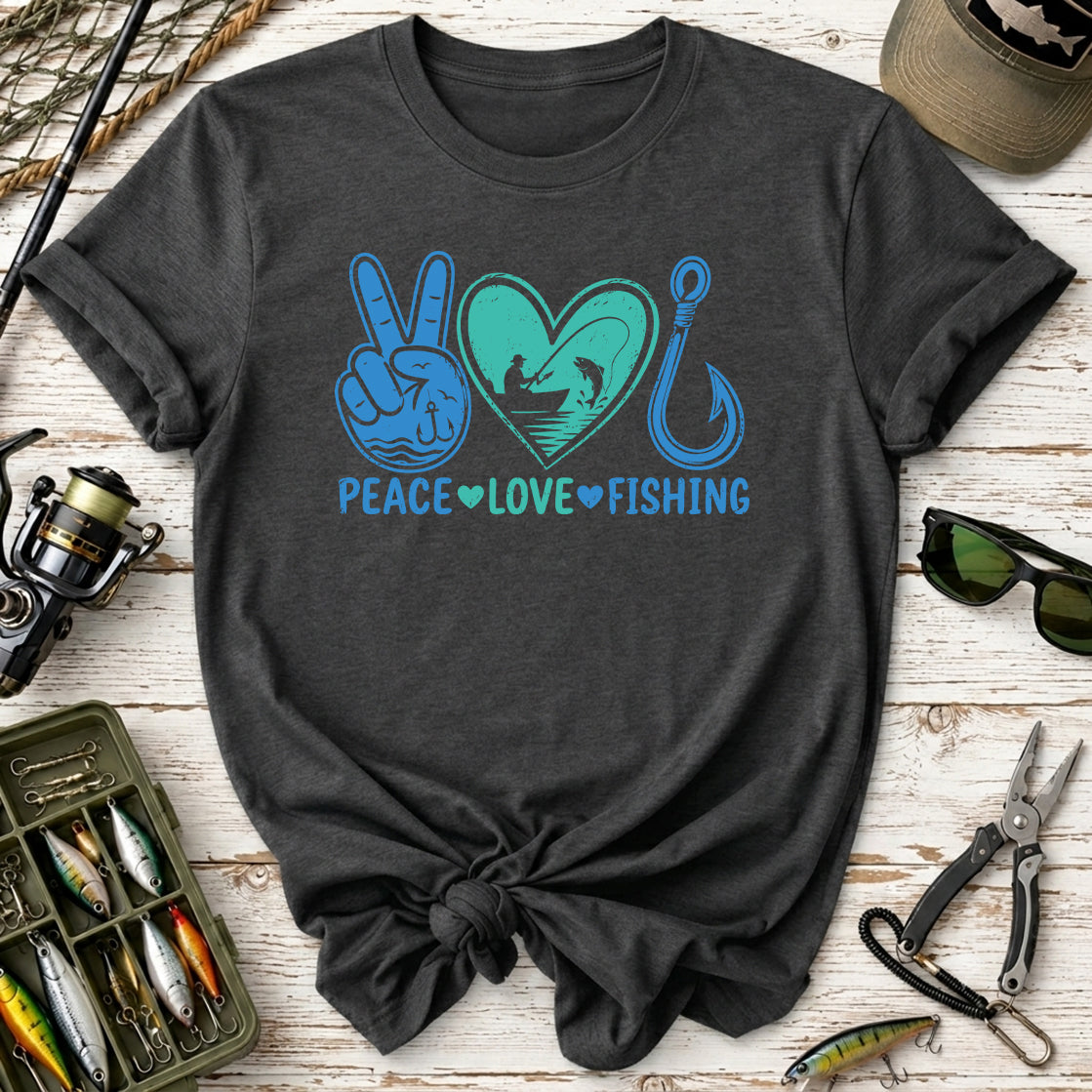 Peace Love Fishing T-Shirt
